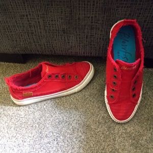 Red Blowfish shoes size 10